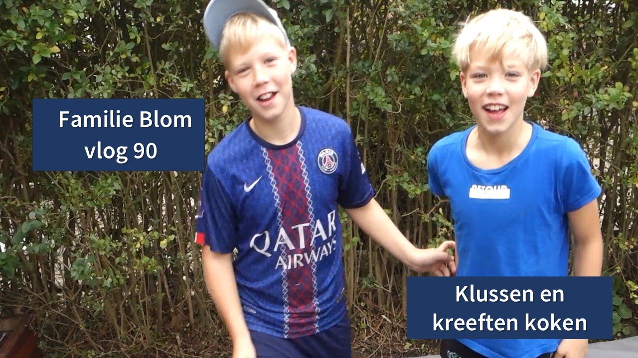 Klussen en kreeften eten - Familie Blom #vlog 90