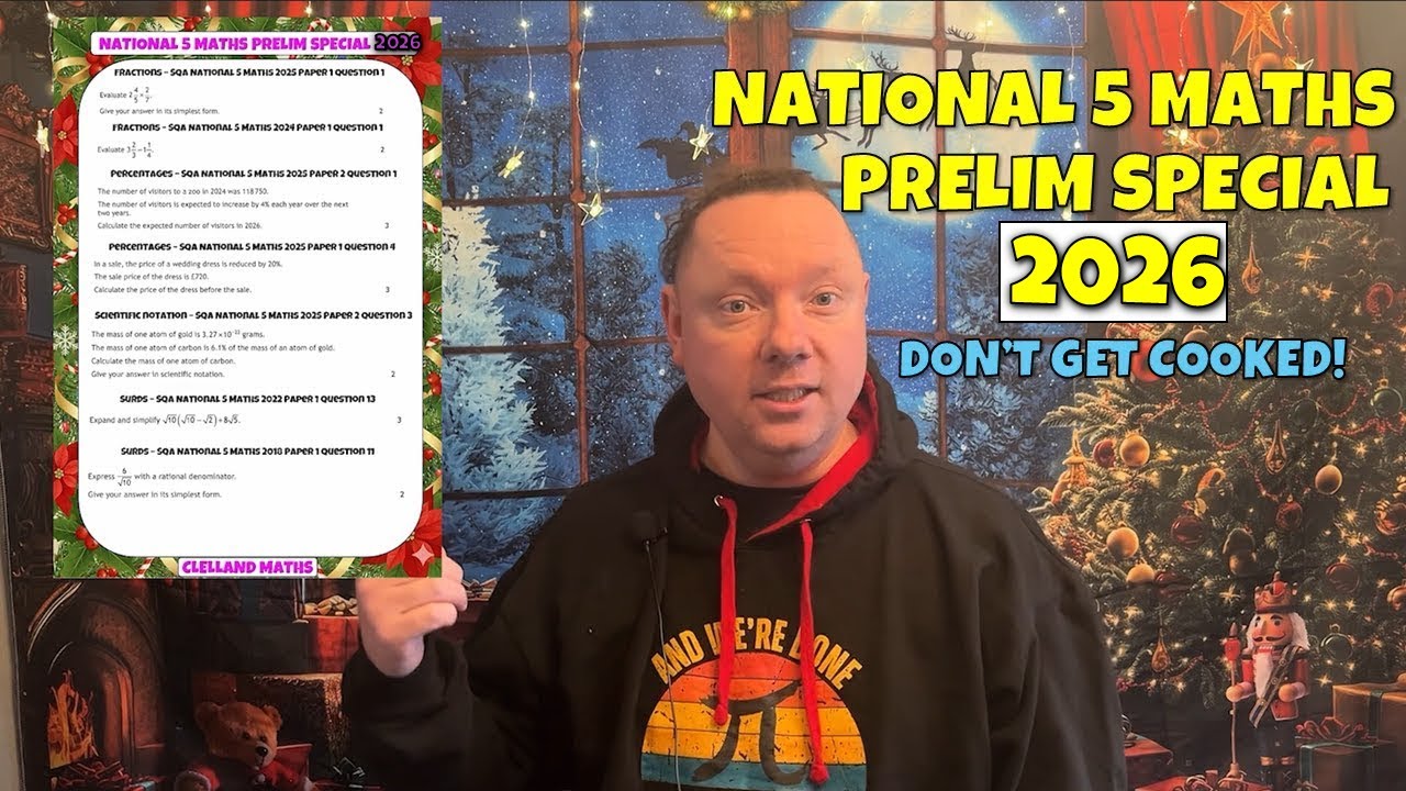 The Ultimate National 5 Maths Prelim Revision Guide 2026