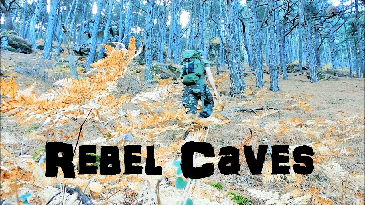 A Walk in Hidden Rebel Caves of Civil War - Adventure - Hiking - Nature - Lesvos island - Greece