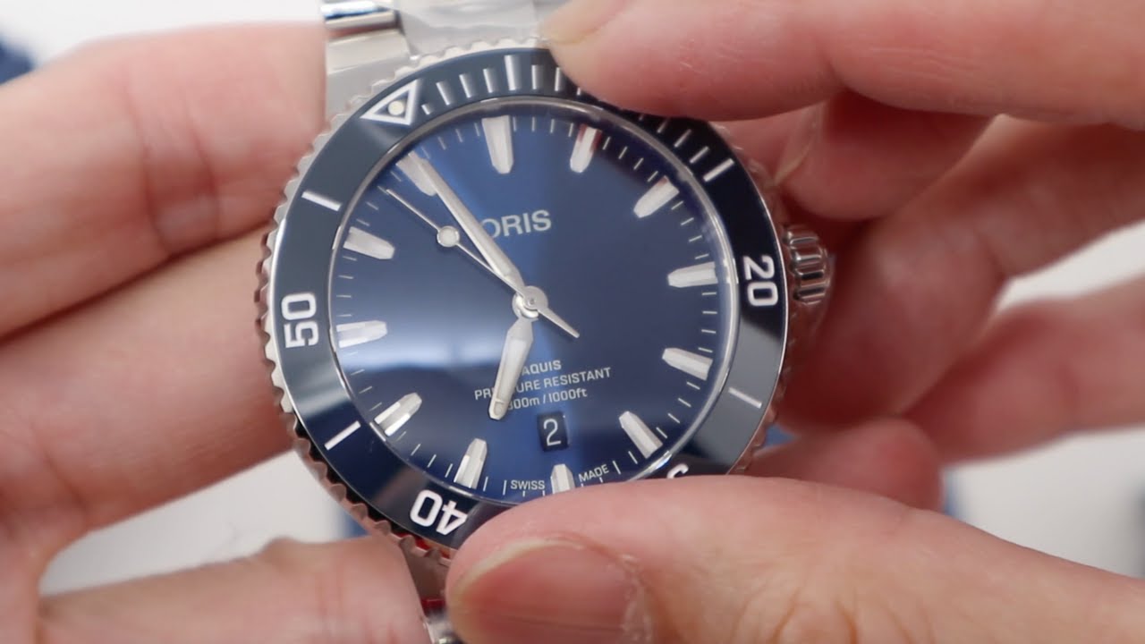 ORIS AQUIS DATE 01 733 7789 4135-07 8 23 04PEB