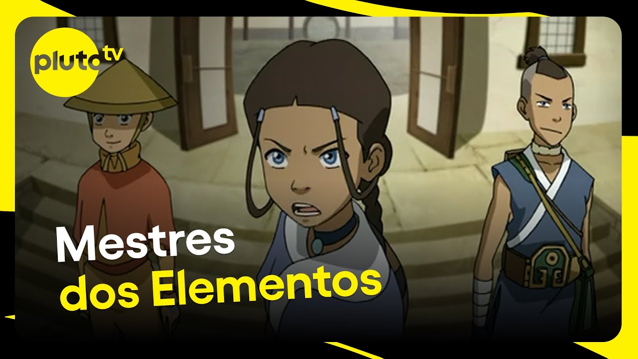 A busca de Aang pelos Mestres dos Elementos! 🌊🪨🔥 | Avatar: A Lenda de Aang | Pluto TV