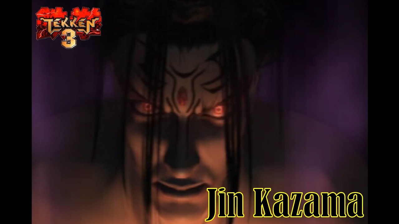 TEKKEN 3 - Arcade Mode - Jin Kazama (PS1)
