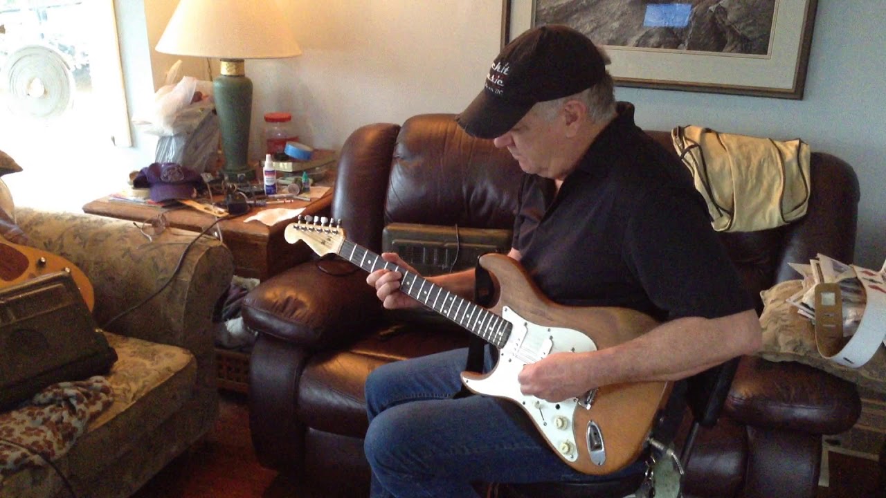 Military Blues Amp Demo- with Fender Squier Guitar and 1 -12