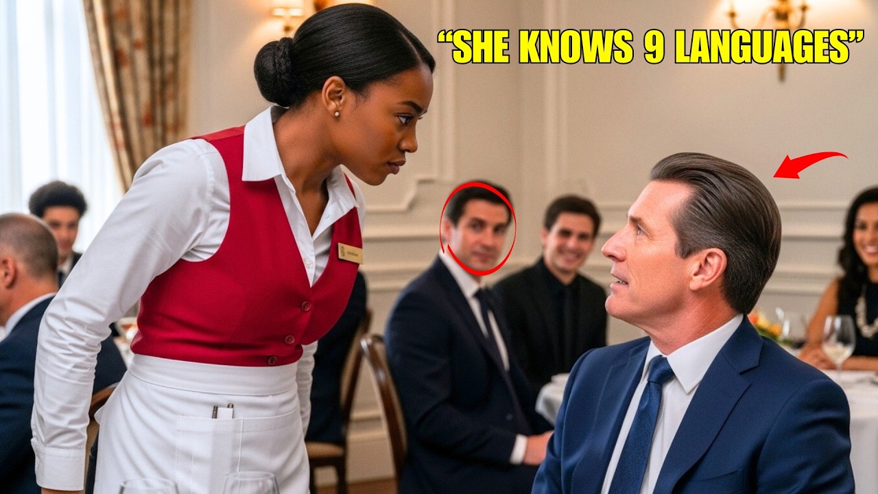 Billionaire CEO Laughed at a Black Waitress — Then Froze When Her 9 Languages Saved His $1B Deal