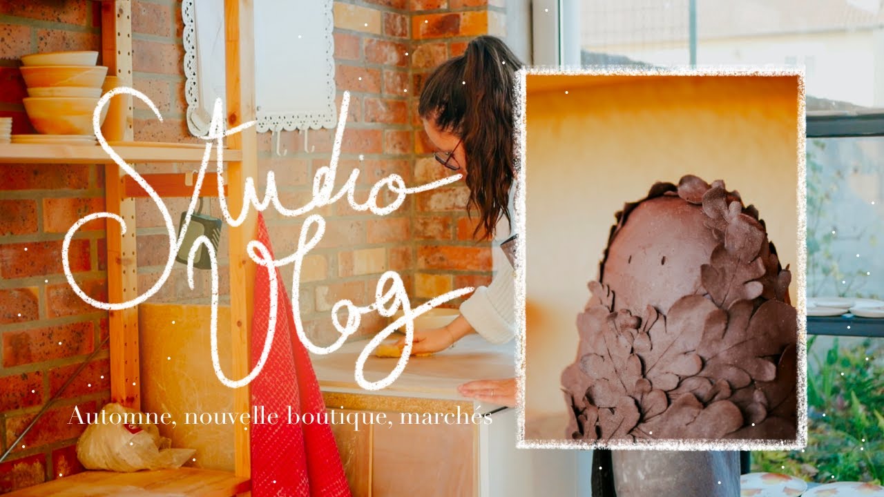 Studio Vlog - céramique, rentrée, préparation de marchés, nouvelle boutique 🍂