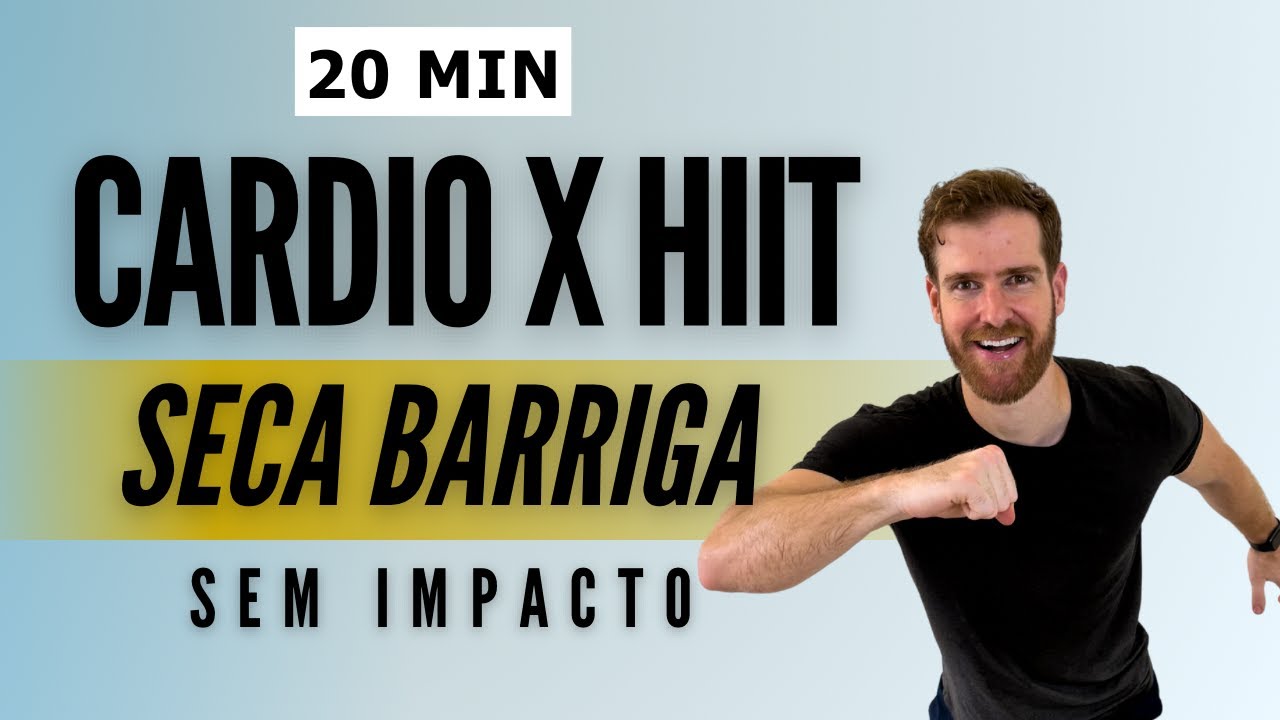20 minutos para secar a barriga rápido - TREINO EM PÉ - Em casa, sem impacto, iniciante