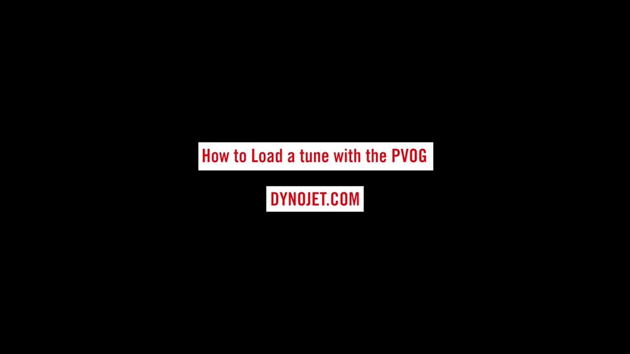 How to Load a tune with the Original Power Vision