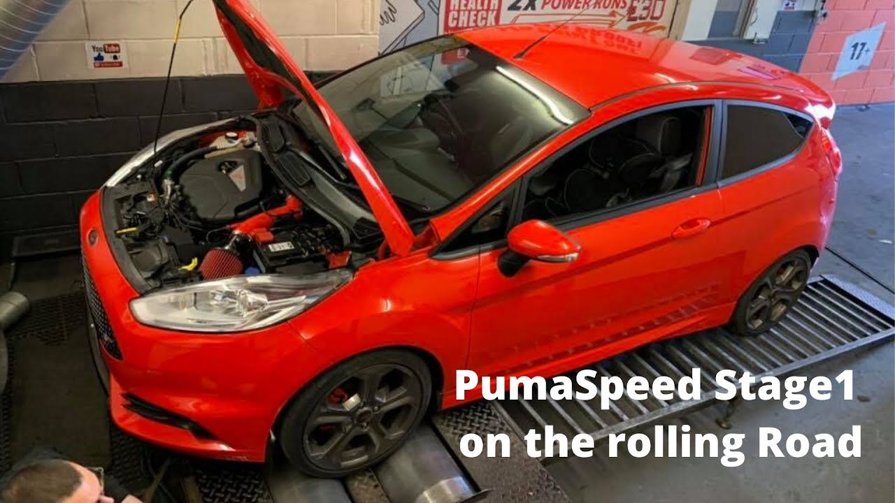Fiesta ST Pumaspeed Map on the Rolling Road