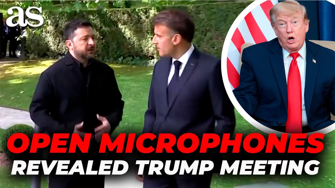 AWKWARD MOMENT: HOT MIC REVEALS Macron&ndash;Zelenskiy conversation about TRUMP