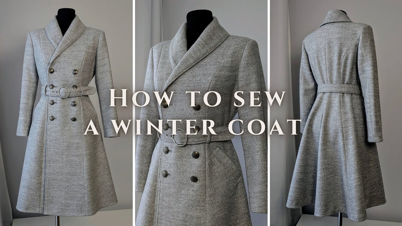 UPDATED | How to sew a winter coat | Eleonore Coat Sewing Tutorial + pattern