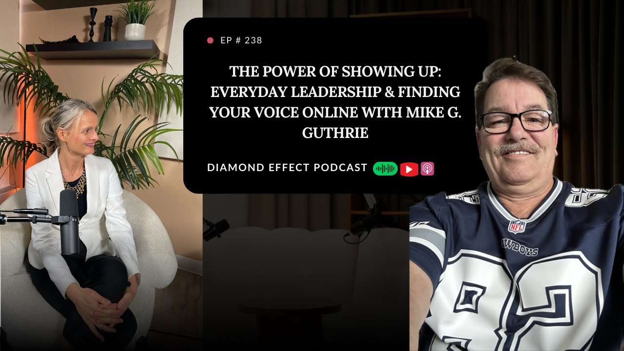 The Power of Showing Up. Everyday Leadership & Finding Your Voice Online w. Mike G. Guthrie (video)