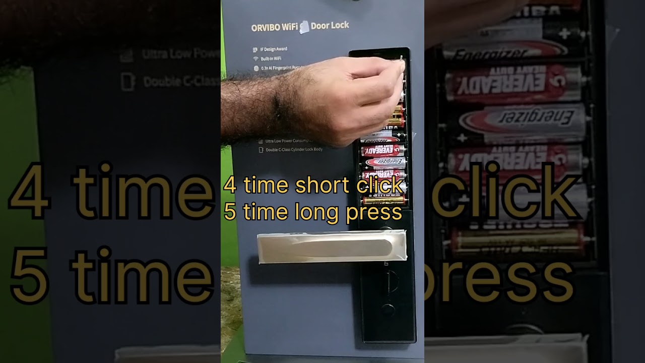 how to factory reset smart Lock S2 Orvibo  smart fingerprint door lock S2 Orvibo Rest S2 Lock