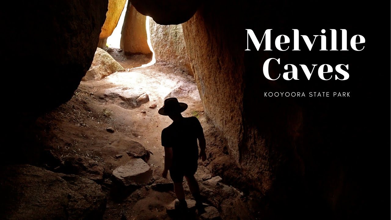 Exploring caves created by massive boulders at Melville Caves in Kooyoora State Park, Victoria 😍
