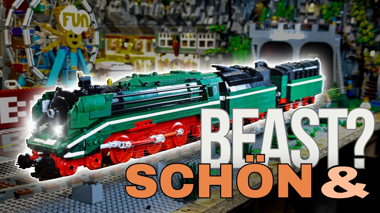 Die schnellste Dampflok der Welt? 🚂 Die BR18 aus Klemmbausteinen von LESDIY im Test!