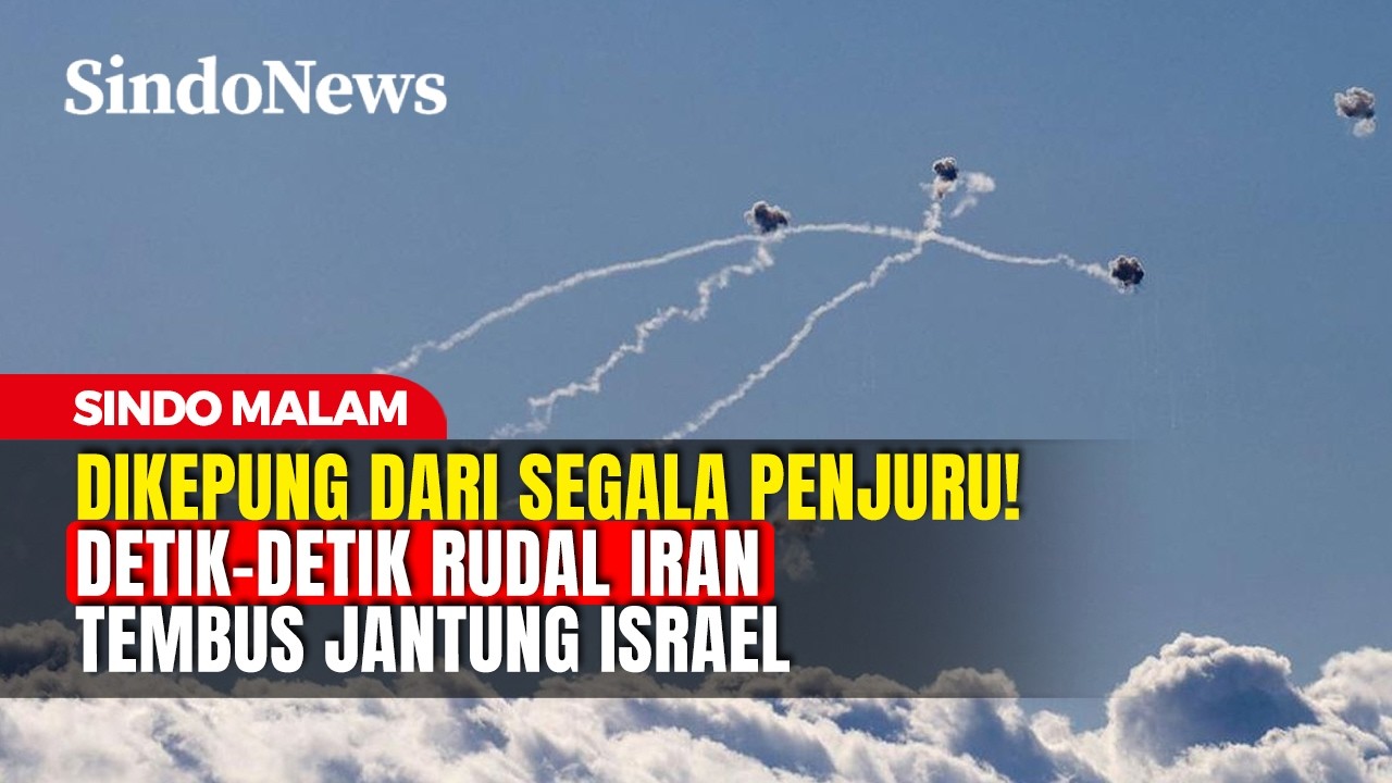 Dikepung dari Segala Penjuru! Detik-detik Rudal Iran Tembus Jantung Israel | Sindo Malam | 06/03