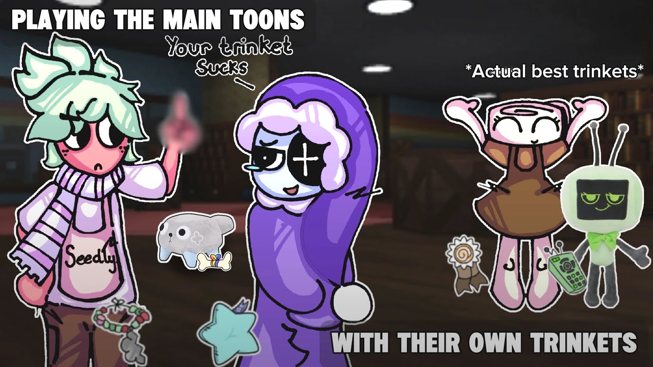 Playing the main toons with their own trinkets! ✨️ || Dandy's world