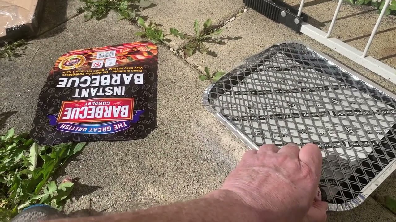 Disposable bbq review test and opinion. The great British barbecue