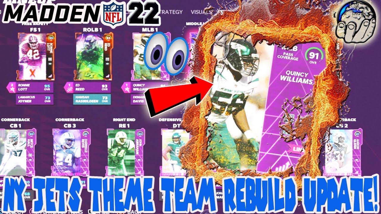 NEW YORK JETS THEME TEAM REBUILD! NEW USER ADDED! MIGHT SURPRISE YOU! MADDEN 22 ULTIMATE TEAM