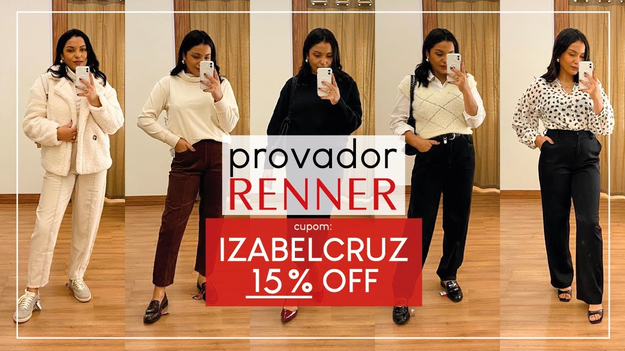 Provador Renner | Cupom de 15% Ativado