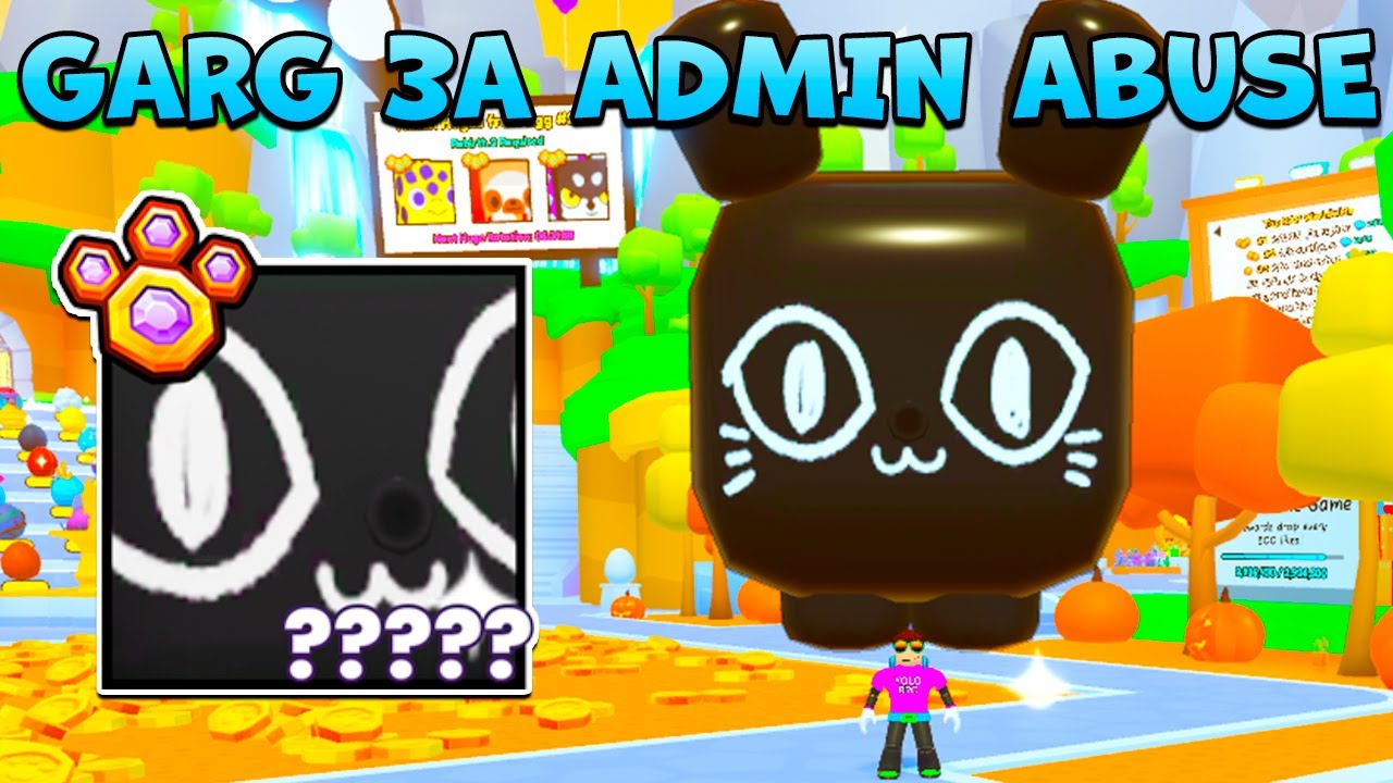 ГАРГАНТЮАН ЗА ADMIN ABUSE В PET SIMULATOR 99 В РОБЛОКС! ROBLOX