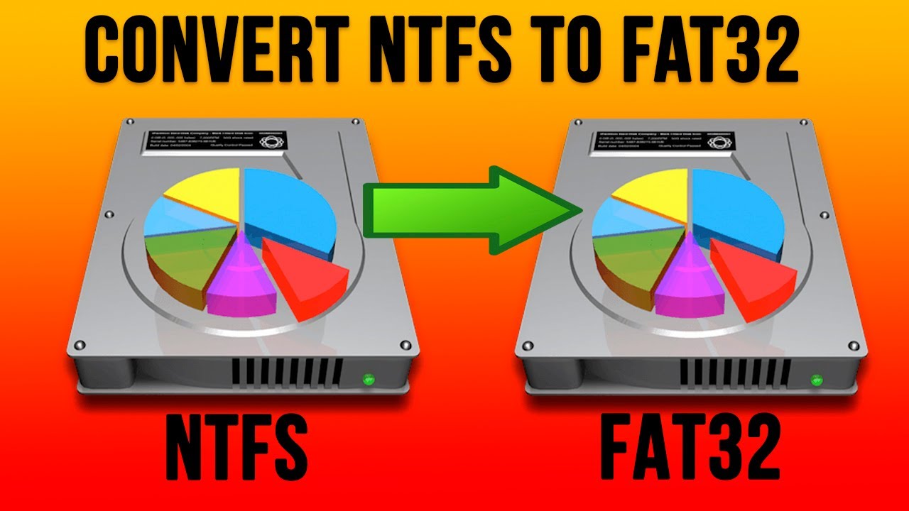 Как преобразовать жесткий диск из NTFS в FAT32 без потери данных