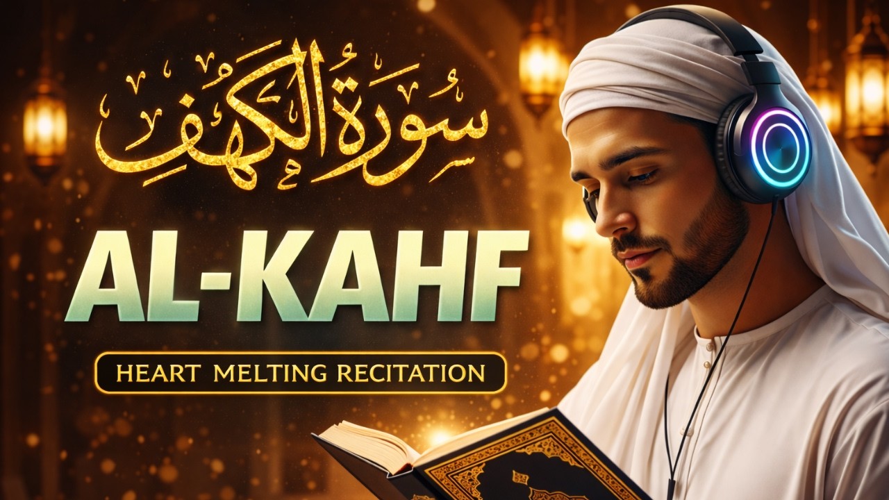 SURAH AL KAHF سورة الكهف | THIS MARVELOUS VOICE WILL TOUCH YOUR HEART إن شاء الله #surahkahfi
