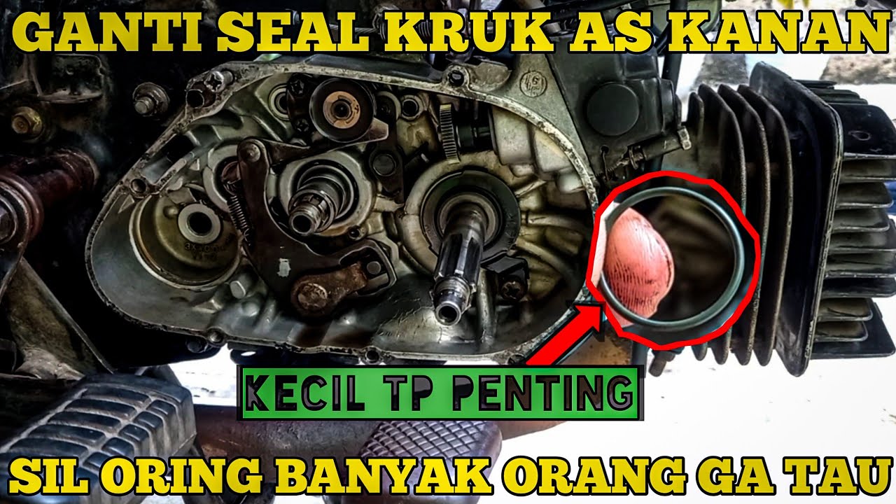 CARA GANTI SEAL KRUK AS KANAN F1ZR / FIZR dan sil oring , setting karbu mudah gas buang bersih