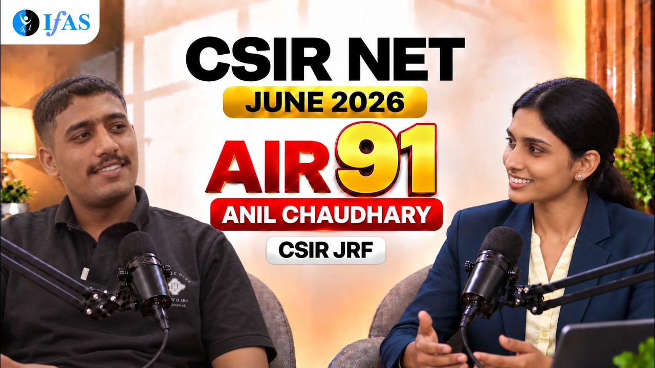 CSIR NET Life Science Topper Talk June 2026  ANIL CHAUDHARY  JRF All India Rank 91