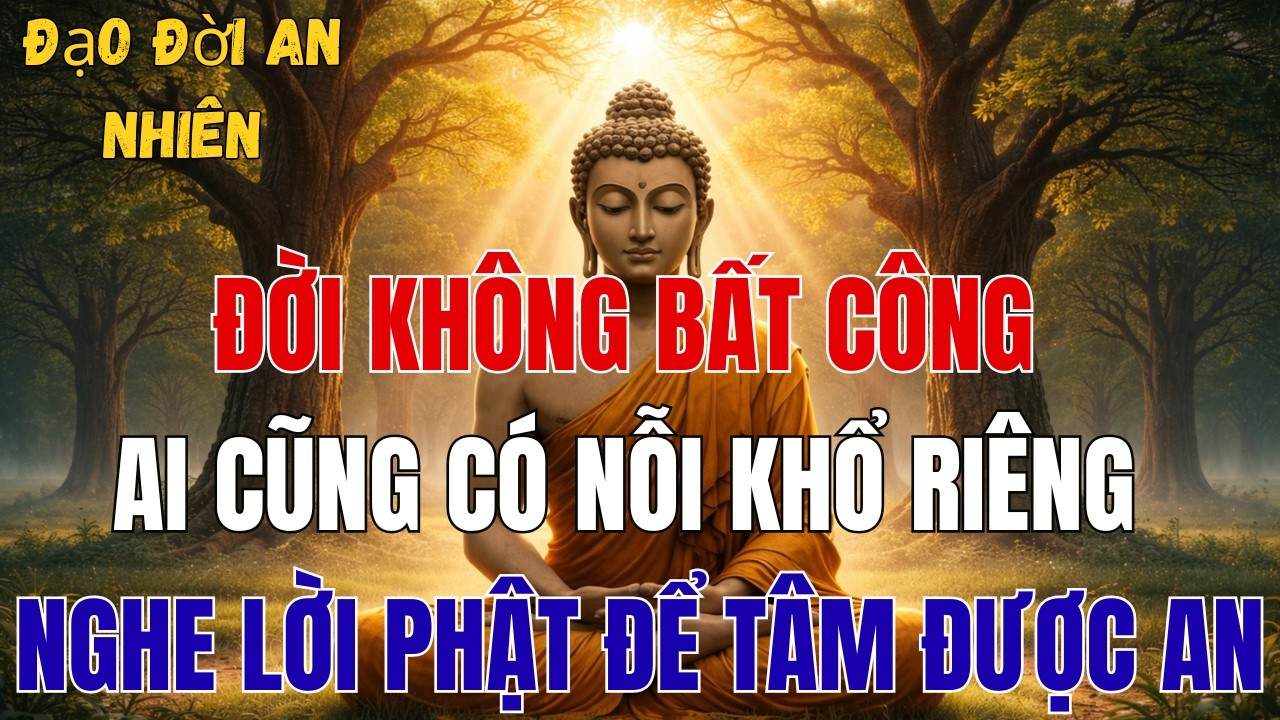 Đời Không Bất Công – Chỉ Là Bạn Chưa Hiểu Lời Phật Dạy – Buông Bỏ Oán Hận | Đạo Đời An Nhiên
