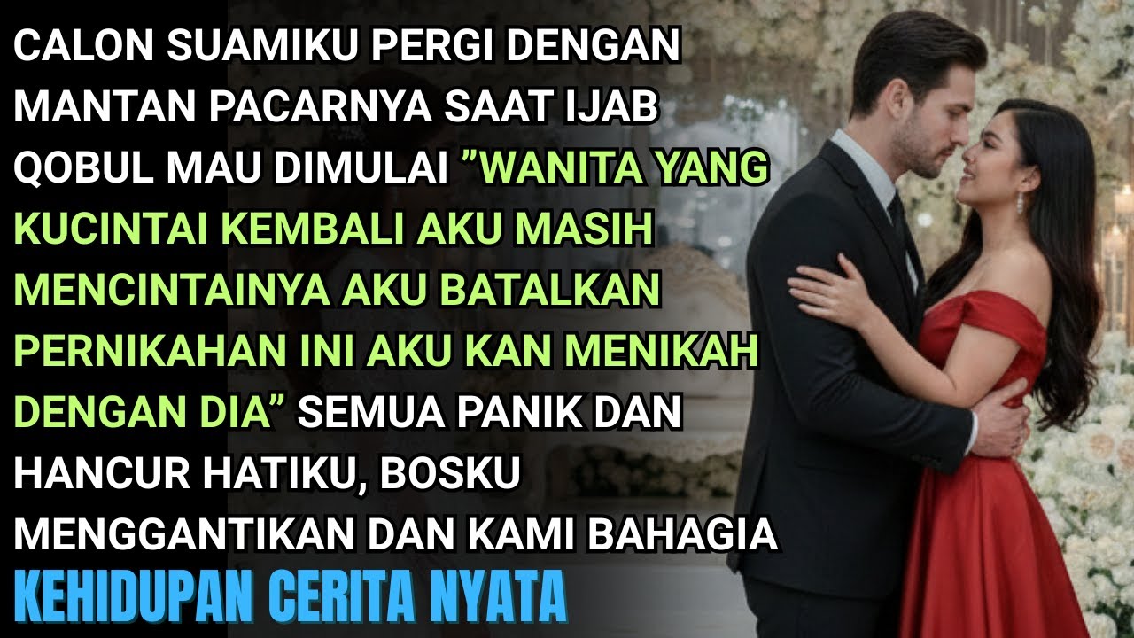 CALON SUAMIKU PERGI DG MANTAN PACAR SAAT AKAD KATAKAN MASIH CINTA DIA TERPAKSA MAU MENIKAH DG KU