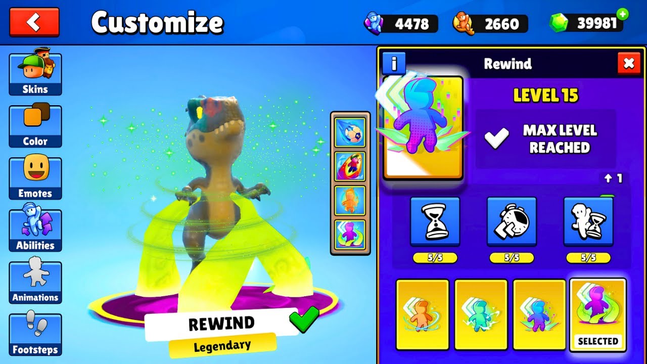 I MAXED OUT REWIND ABILITY & TRIED THE JURASSIC SKIN!! INSANE COMBO!! 🔥🦖