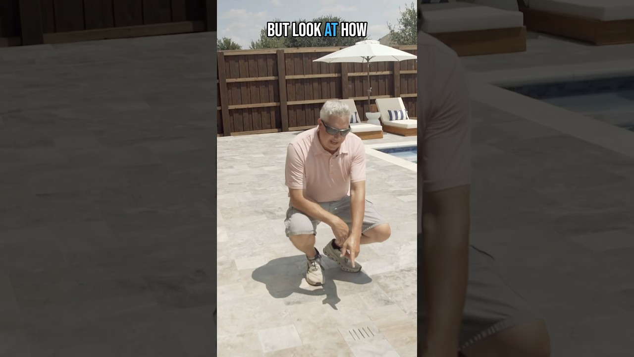 The Hidden Drain Trick in This Pool Deck