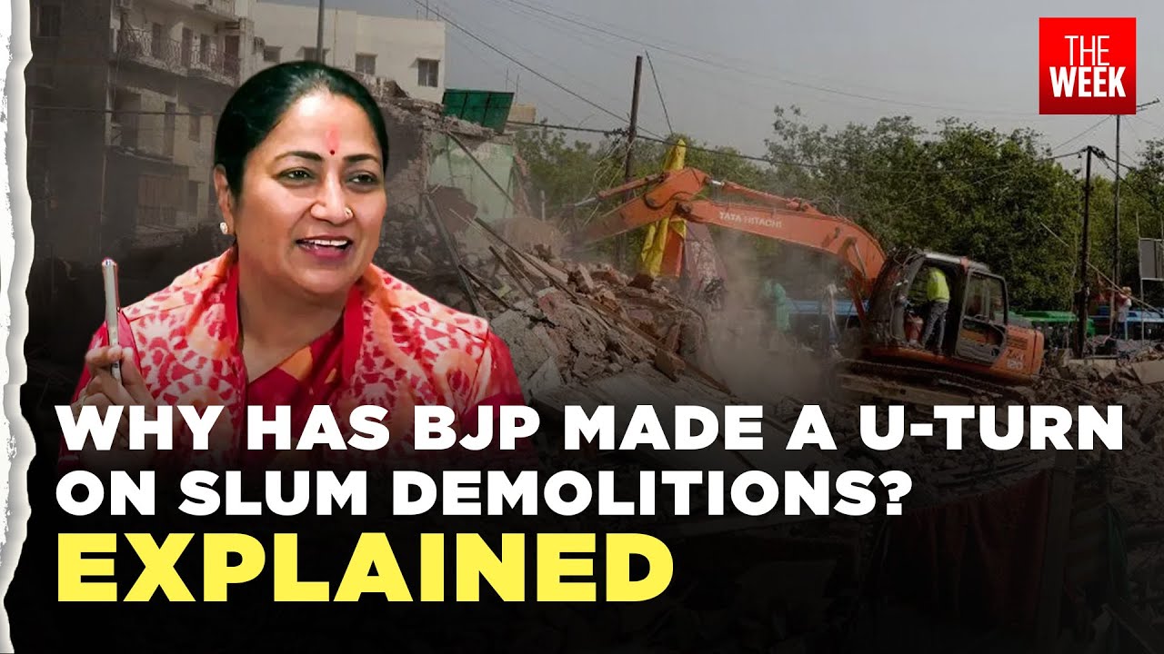 BJP HALTS Delhi slum demolitions after backlash | CM Rekha Gupta orders housing before evictions