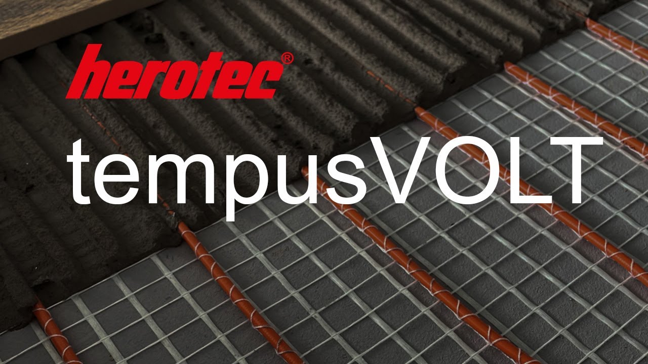 herotec@construction tempusVOLT – Elektroheizung Heizen mit Strom Flächenheizung Bodenheizung