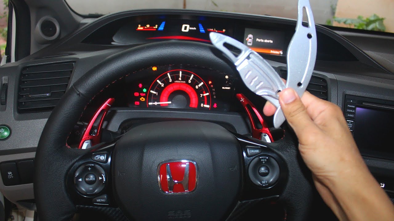 Extensor Paddle-Shift (borboletas) do CÂMBIO do CIVIC g9 - Como instalar!