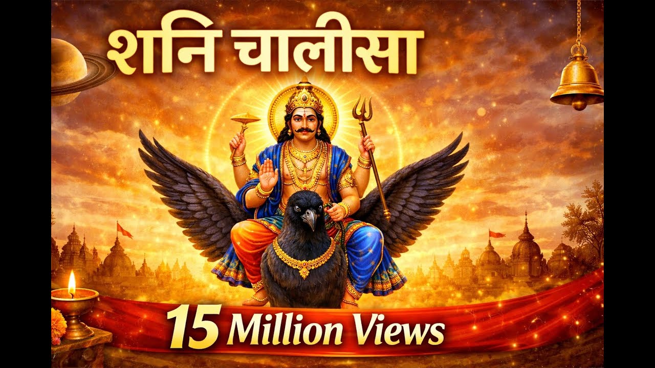 शनि चालीसा | Shani Chalisa | 15 Million+ Views | Shani Dev Chalisa 2026