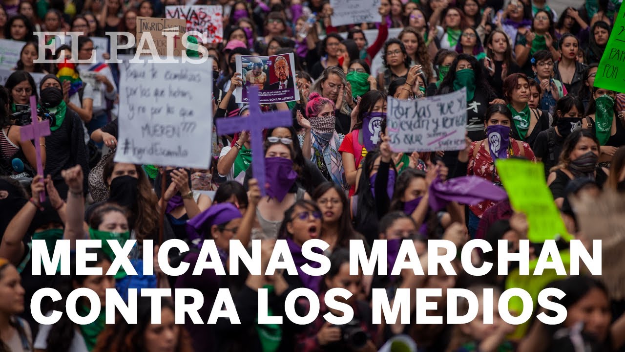 MÉXICO | Marcha FEMINISTA contra la PRENSA que publicó las fotos del asesinato de INGRID ESCAMILLA