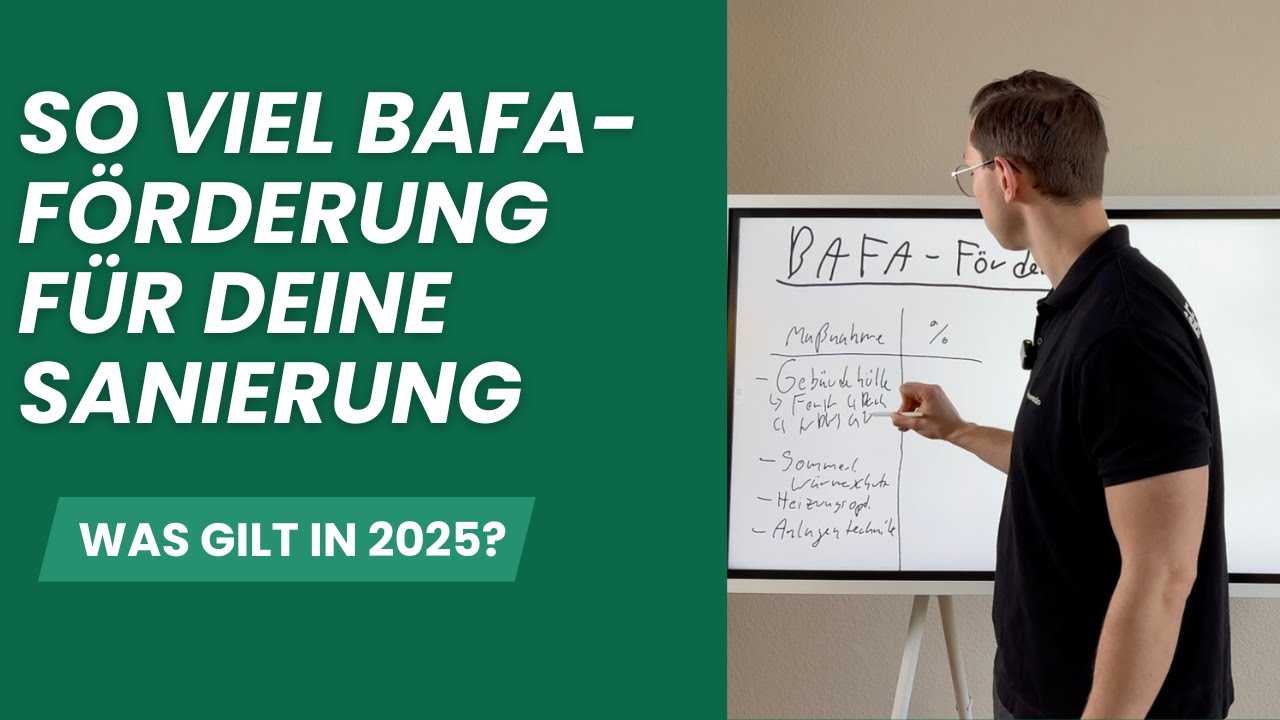 So viel BAFA-Förderung gibt es für die Sanierung (12.000+ €)