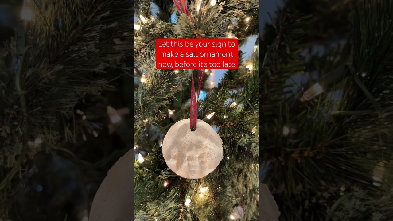 Don't Skip Making Salt Ornaments This Year #christmascraft #familycraft #diy