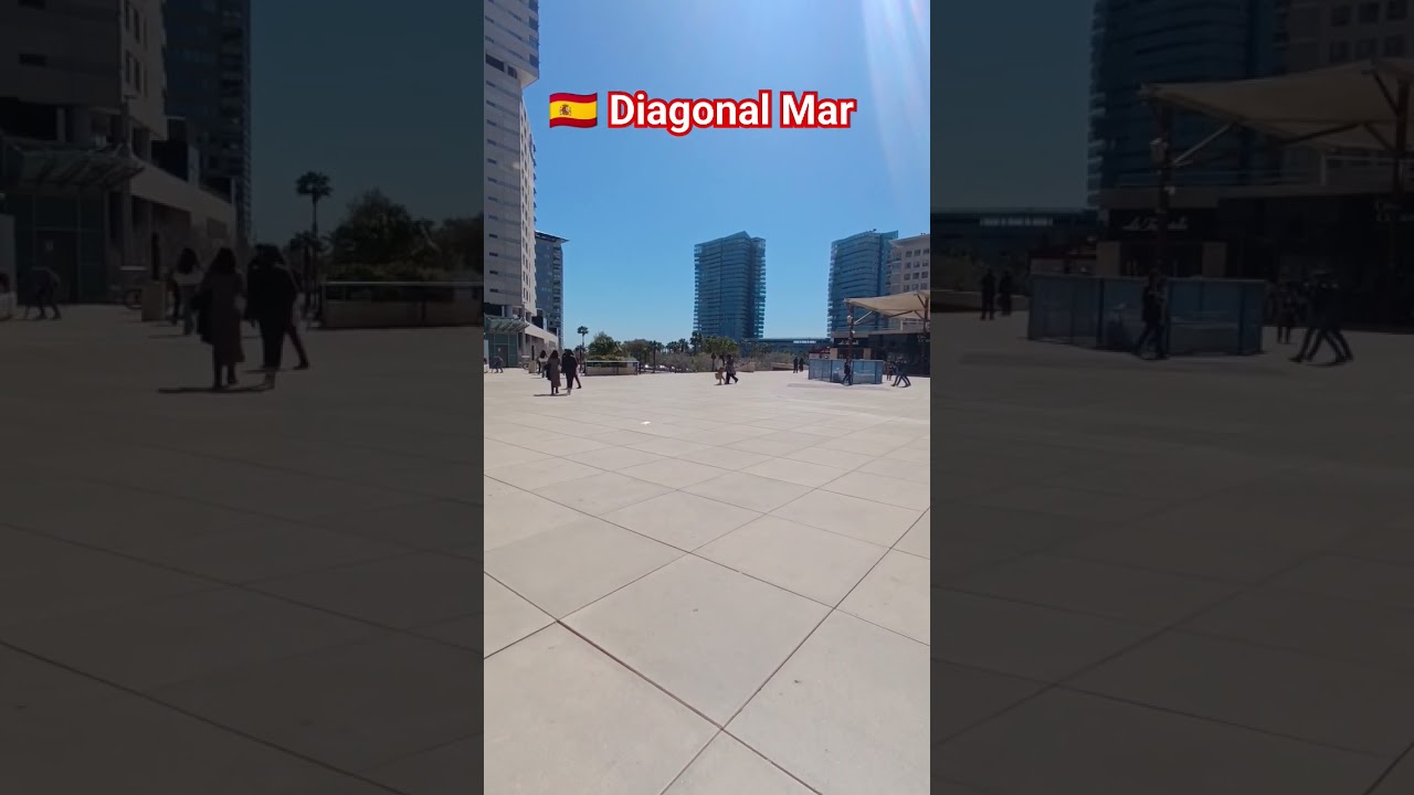 🇪🇸 Diagonal Mar - Barcelona #playa #espa&ntilde;a #barcelona #spain