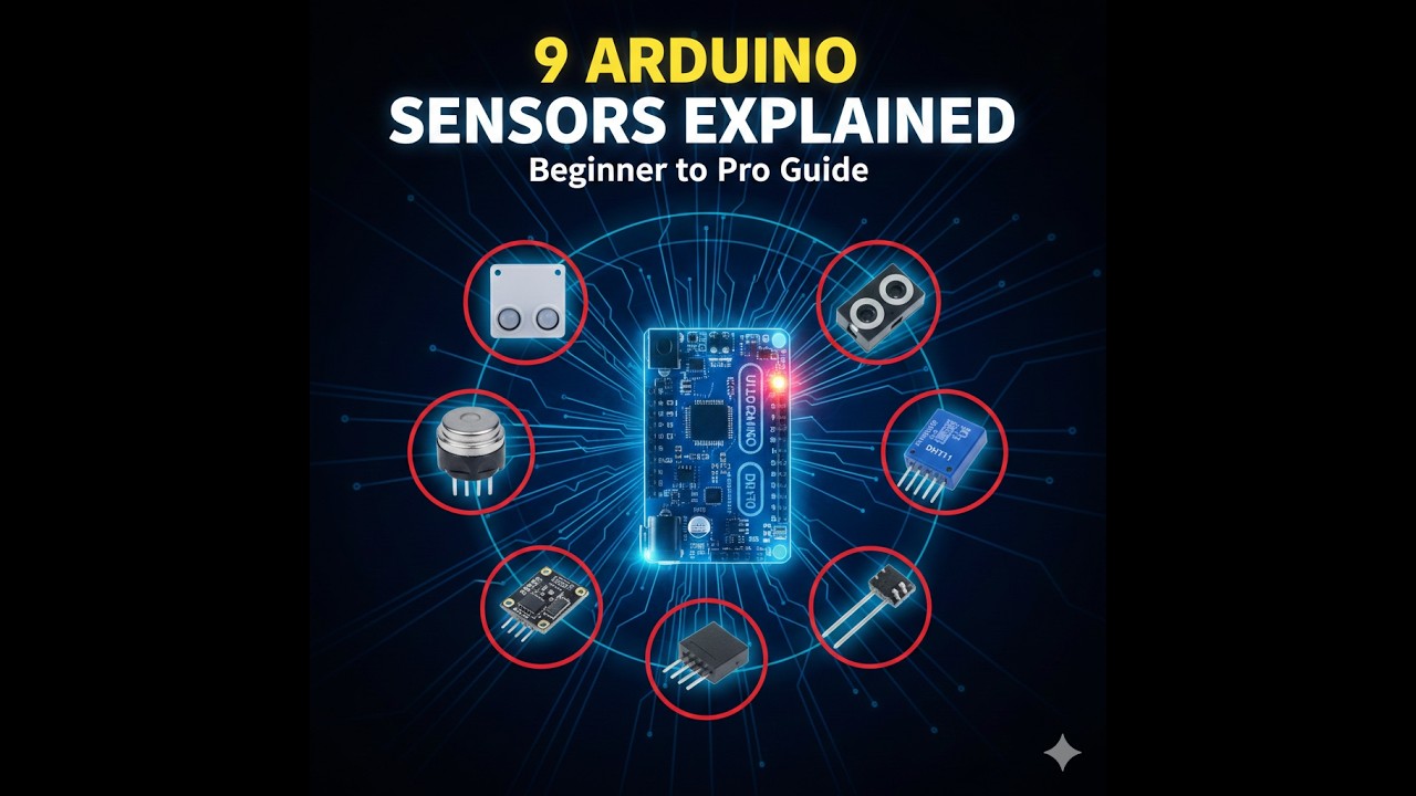 Important Arduino Sensors Explained for Beginners | PIR, Ultrasonic, Gas & More