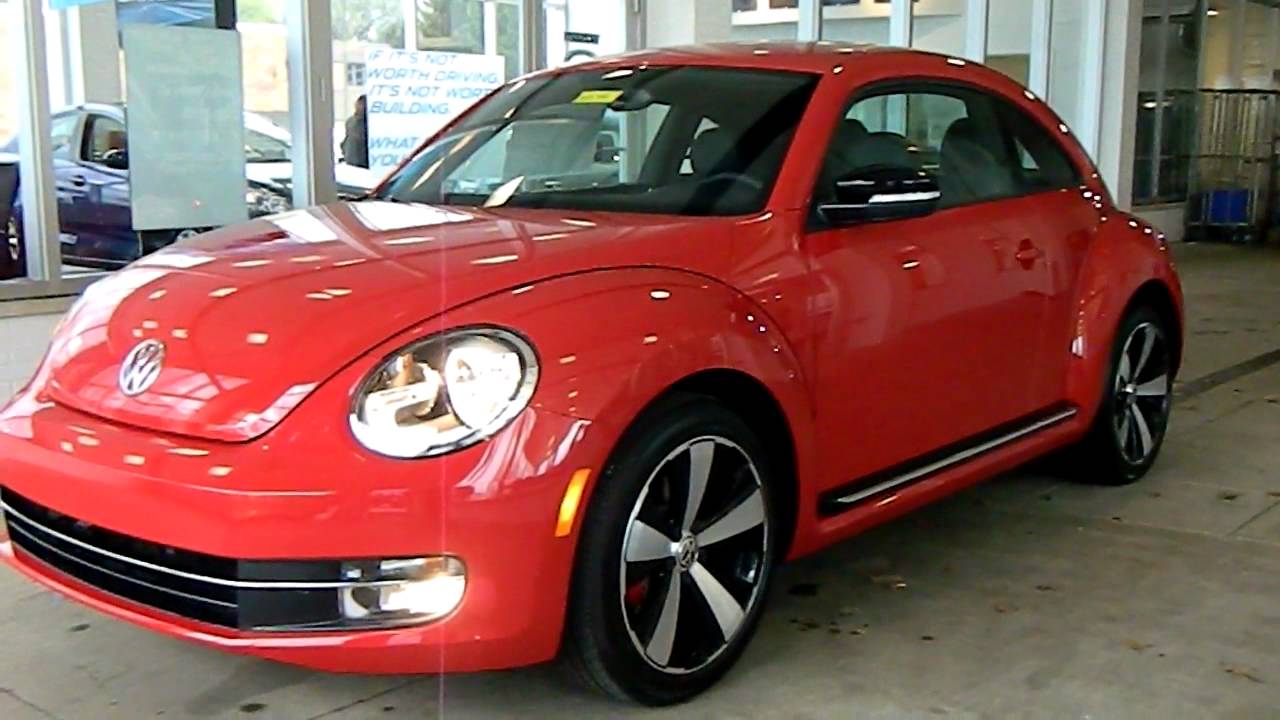 Tornado Red 2012 VW Beetle Turbo w/ Sound & Nav @ Eastside Volkswagen in Cleveland, Ohio