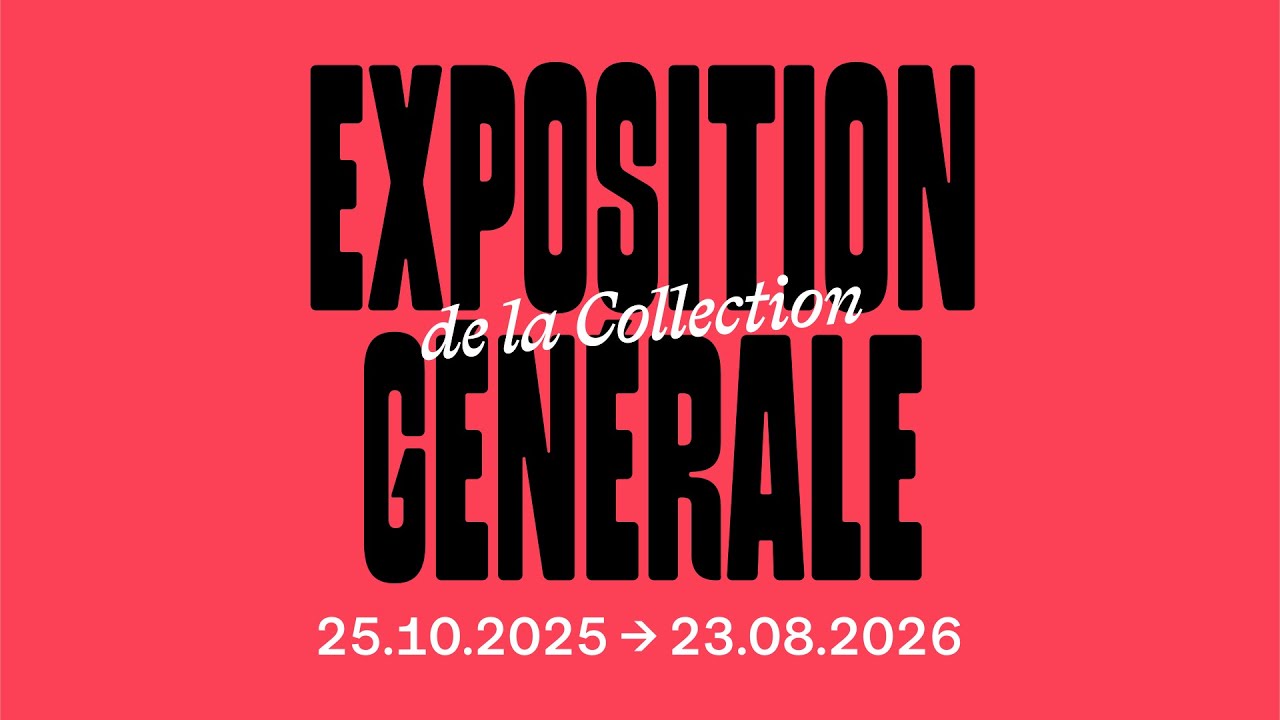 « Exposition Générale »  du 25 octobre 2025 au 23 aout 2026 au 2, place du Palais-Royal, Paris 1er