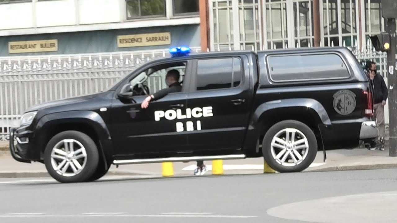 convoi de la BRI dans Paris