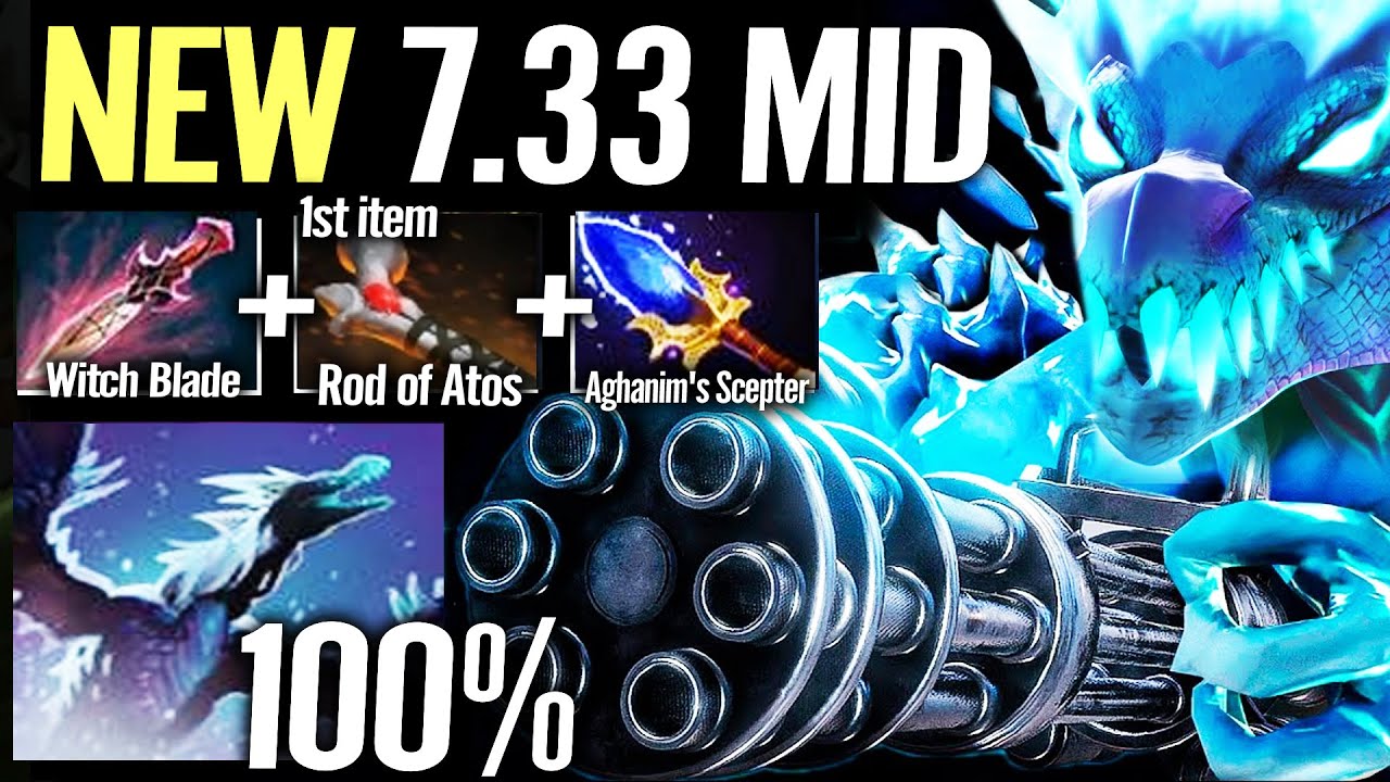 How SUMAIL plays the new Winter Wyvern MID with Rod of Atos + Witch Blade