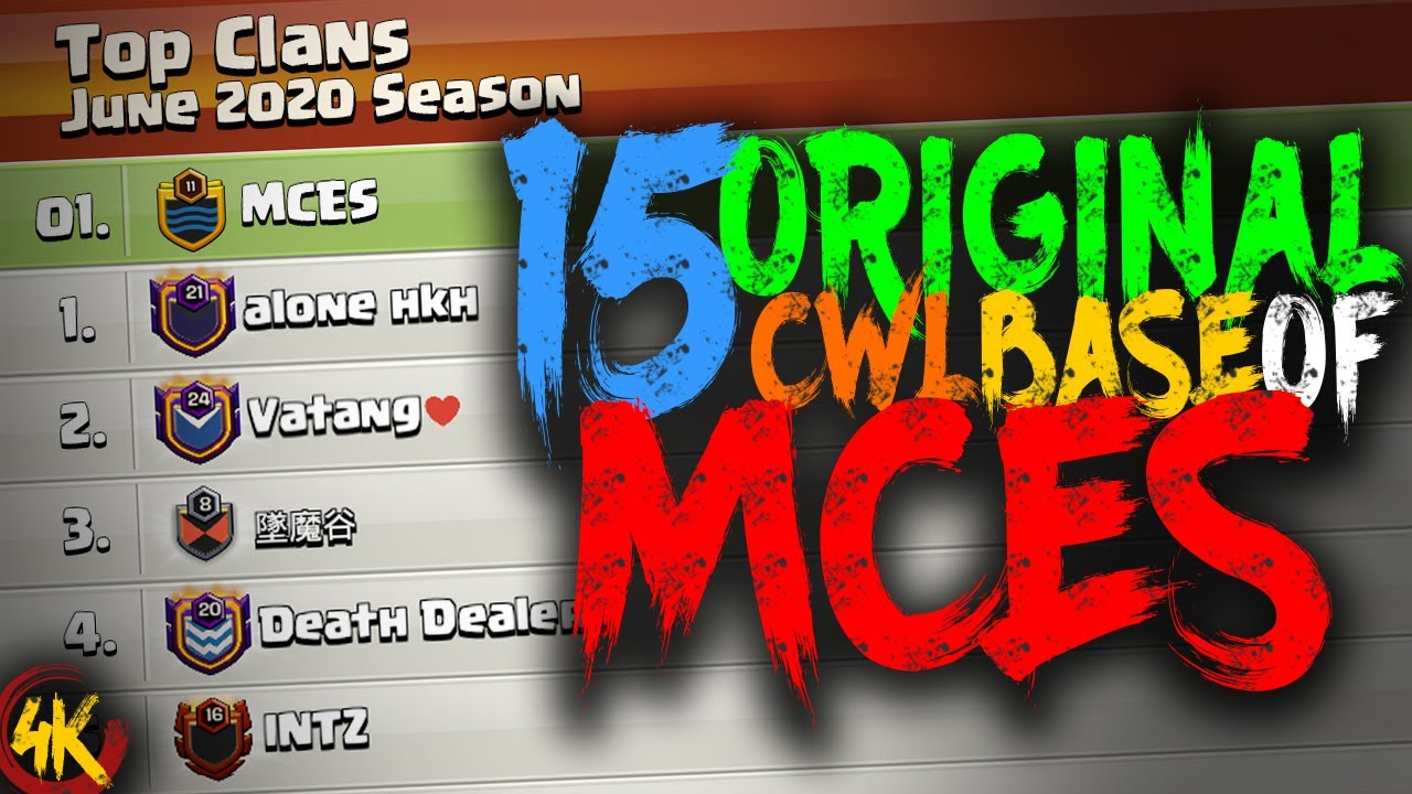 15 TH13 CWL War Base of MCES | TH13 Base Link | Clash of Clans