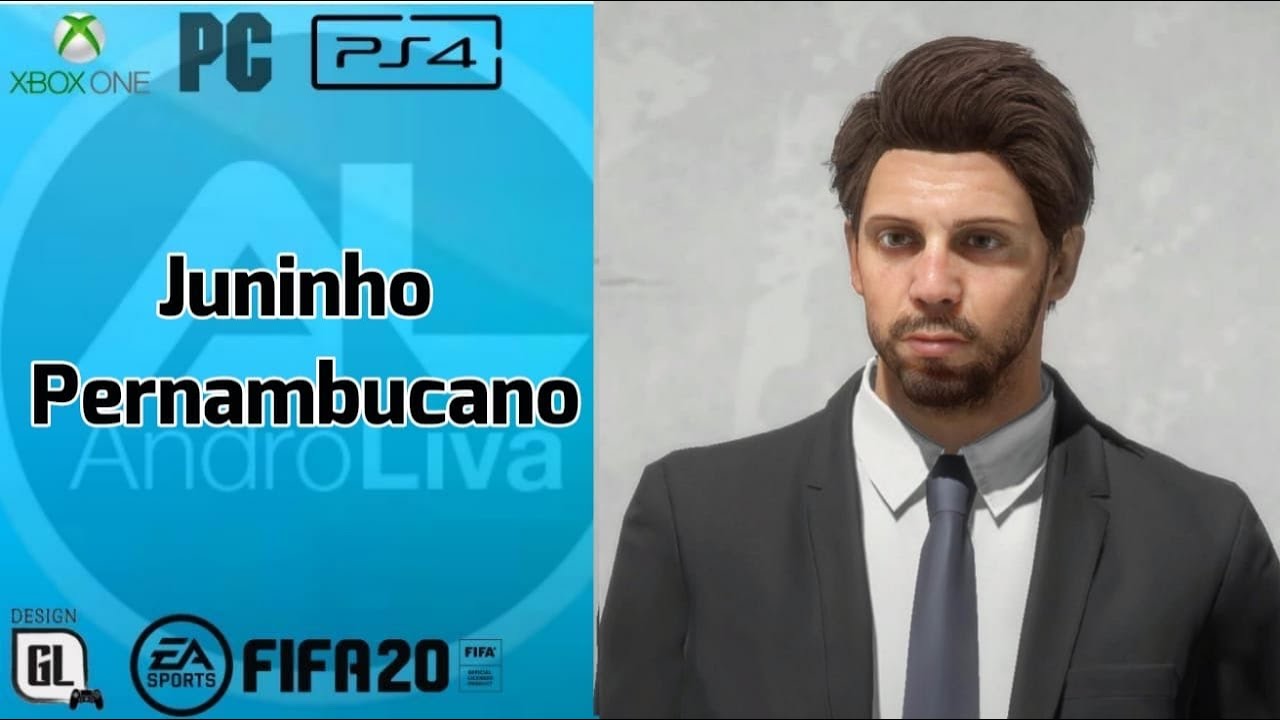 FIFA 20 - Face JUNINHO PERNAMBUCANO (Tutorial)