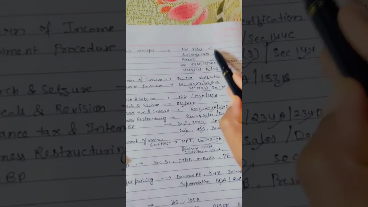 CMA FINAl DIRECT TAX STRATEGY#cmafinals #cmadiary #cmapoint #youtubeshorts #shortvideo