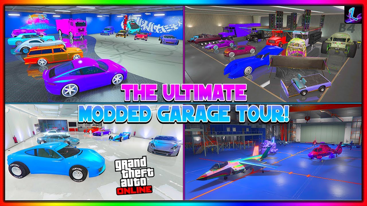 THE *BEST* GTA 5 MODDED GARAGE SHOWCASE! ULTIMATE MODDED CAR TOUR (OVER 1000 MODDED VEHICLES)