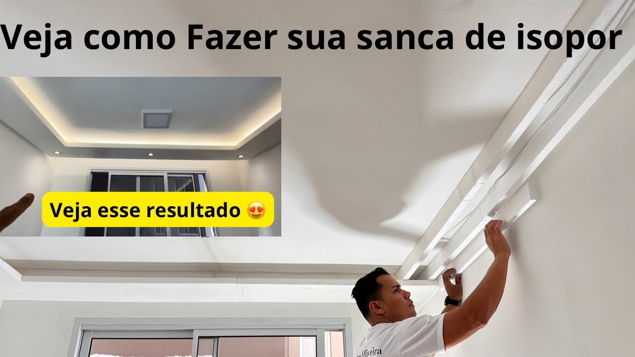 Ideia incrível: sanca de isopor fácil, rápida e barata